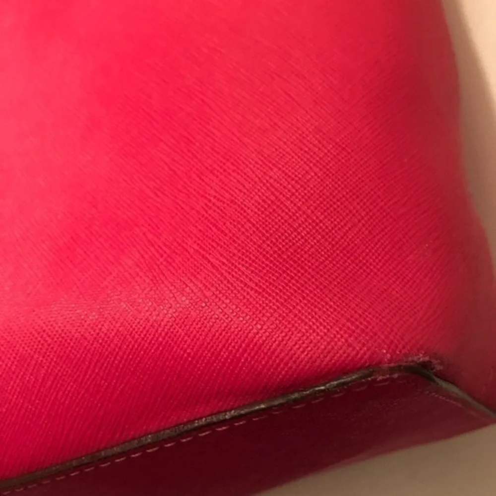 Michael kors pink saffiano leather tote bag